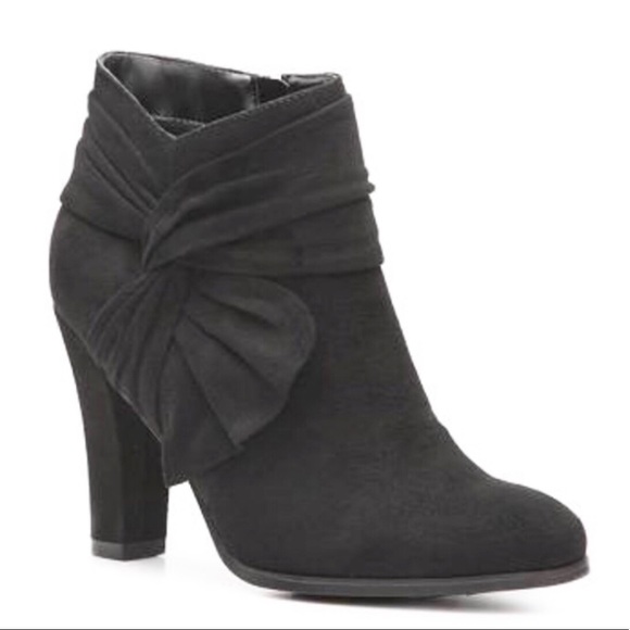 Impo Shoes - Impo Black Faux Suede Booties 10
